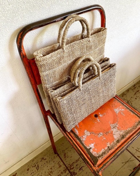 苧麻の織かばん⓶