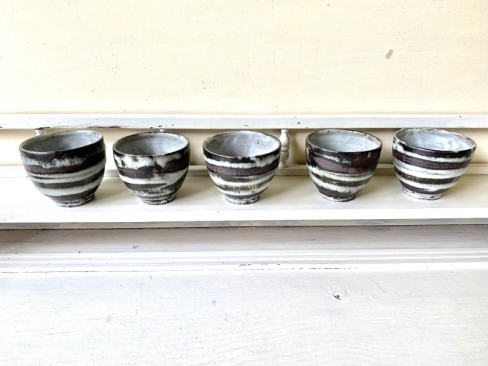 鉄化粧丸湯飲み⓸