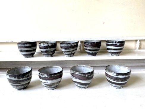 鉄化粧丸湯飲み⓹