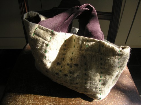 。ちくちくバック紫