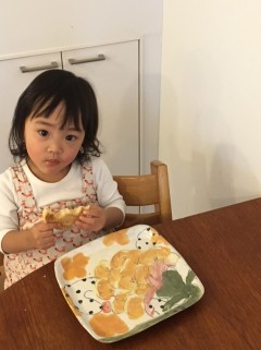 お嬢さんパン皿&